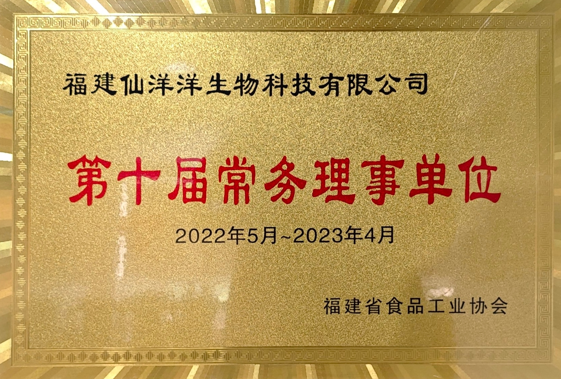 食品工业协会常务理事